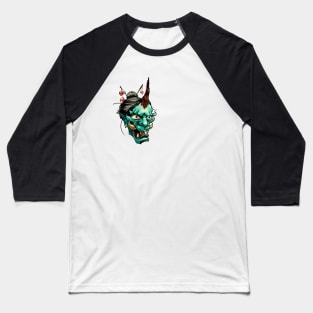 Oni Japanese demon Baseball T-Shirt